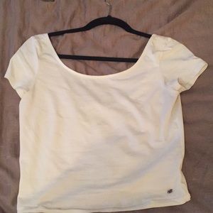 American eagle cropped tee